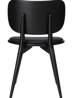 Silla Artesanal De Cuero Y Madera Rocker