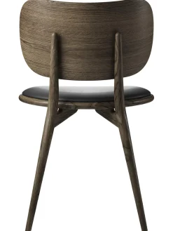 Silla Artesanal De Cuero Y Madera Rocker