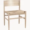 Silla Artesnal De Madera Con Asiento De Mimbre Nestor