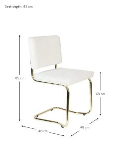 Silla Cantilever De Borreguillo Kink