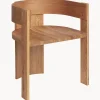 Silla Con Reposabrazos De Madera Collector