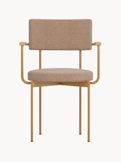 Silla Con Reposabrazos De Metal Sedia