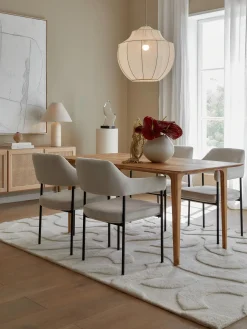 Silla Con Reposabrazos De Terciopelo Zoe