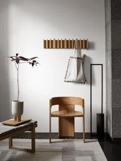 Silla Con Reposabrazos De Madera Collector