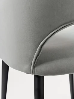 Silla Con Reposabrazos De Terciopelo Rachel