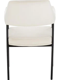 Silla Con Reposabrazos De Terciopelo Zoe