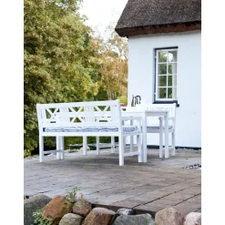 Silla Con Reposabrazos Para Exterior De Madera Rosenborg