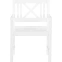 Silla Con Reposabrazos Para Exterior De Madera Rosenborg