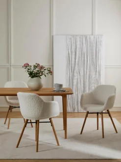 Silla Con Reposabrazos Pequena De Cuero Sintetico Fiji