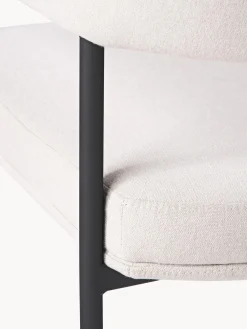 Silla Con Reposabrazos Tapizada Zoe