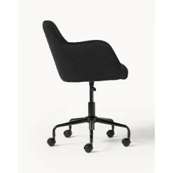 Silla De Escritorio En Tejido Boucle Lucie