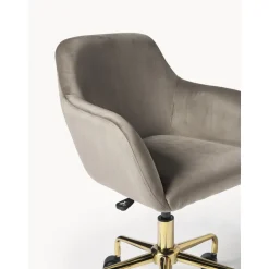 Silla De Escritorio En Terciopelo Lucie