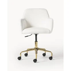 Silla De Escritorio En Terciopelo Lucie