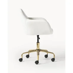 Silla De Escritorio En Terciopelo Lucie