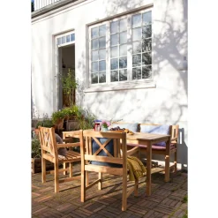 Silla De Madera De Taca Para Exterior Rosenborg