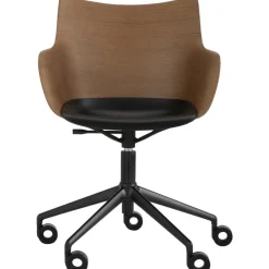 Silla De Oficina Con Reposabrazos Q/Wood, Altura Regulable