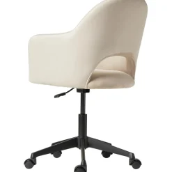 Silla De Oficina Con Reposabrazos De Terciopelo Rachel, Altura Regulable