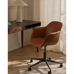 Silla De Oficina De Cuero Sintetico Fiji