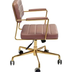 Silla De Oficina De Cuero Sintetico Dottore