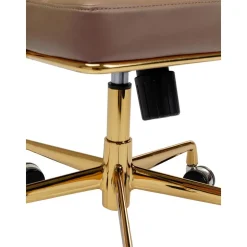 Silla De Oficina De Cuero Sintetico Dottore