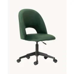 Silla De Oficina De Terciopelo Rachel, Altura Regulable