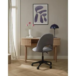 Silla De Oficina De Terciopelo Rachel, Altura Regulable