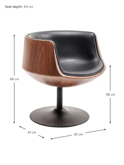 Silla Giratoria Club, Estilo Retro