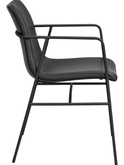 Sillas Con Reposabrazos De Cuero Sintetico Huntingbay, 2 Uds.