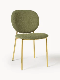 Sillas Tapizada En Tejido Boucle Ulrica, 2 Uds.