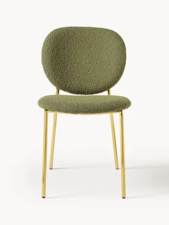 Sillas Tapizada En Tejido Boucle Ulrica, 2 Uds.