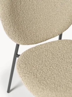 Sillas Tapizada En Tejido Boucle Ulrica, 2 Uds.