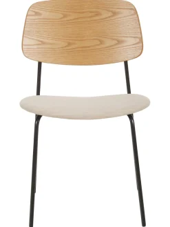 Sillas Tapizadas Con Asiento Tapizado Nadja, 2 Uds.