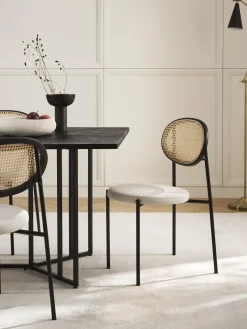 Sillas Tapizadas Con Tejido Vienes Remy, 2 Uds.