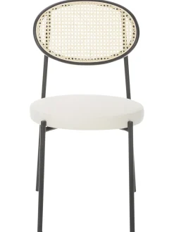 Sillas Tapizadas Con Tejido Vienes Remy, 2 Uds.