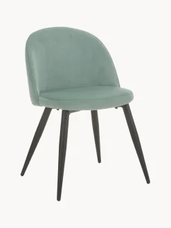 Sillas Tapizadas En Terciopelo Amy, 2 Uds.