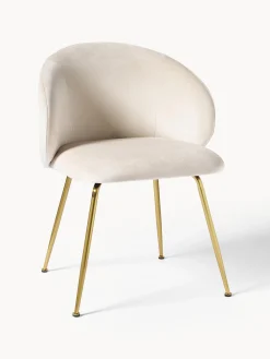 Sillas Tapizadas En Terciopelo Luisa, 2 Uds.