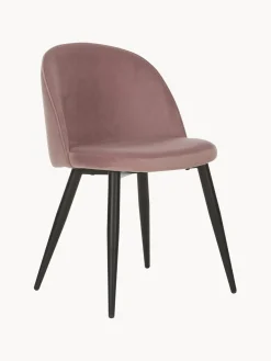 Sillas Tapizadas En Terciopelo Amy, 2 Uds.