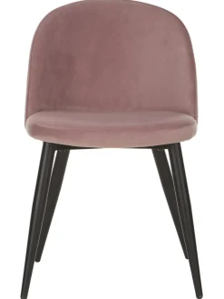 Sillas Tapizadas En Terciopelo Amy, 2 Uds.