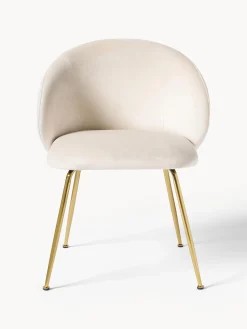 Sillas Tapizadas En Terciopelo Luisa, 2 Uds.