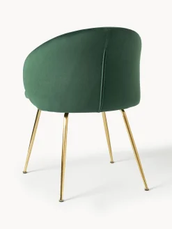 Sillas Tapizadas En Terciopelo Luisa, 2 Uds.