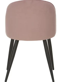 Sillas Tapizadas En Terciopelo Amy, 2 Uds.