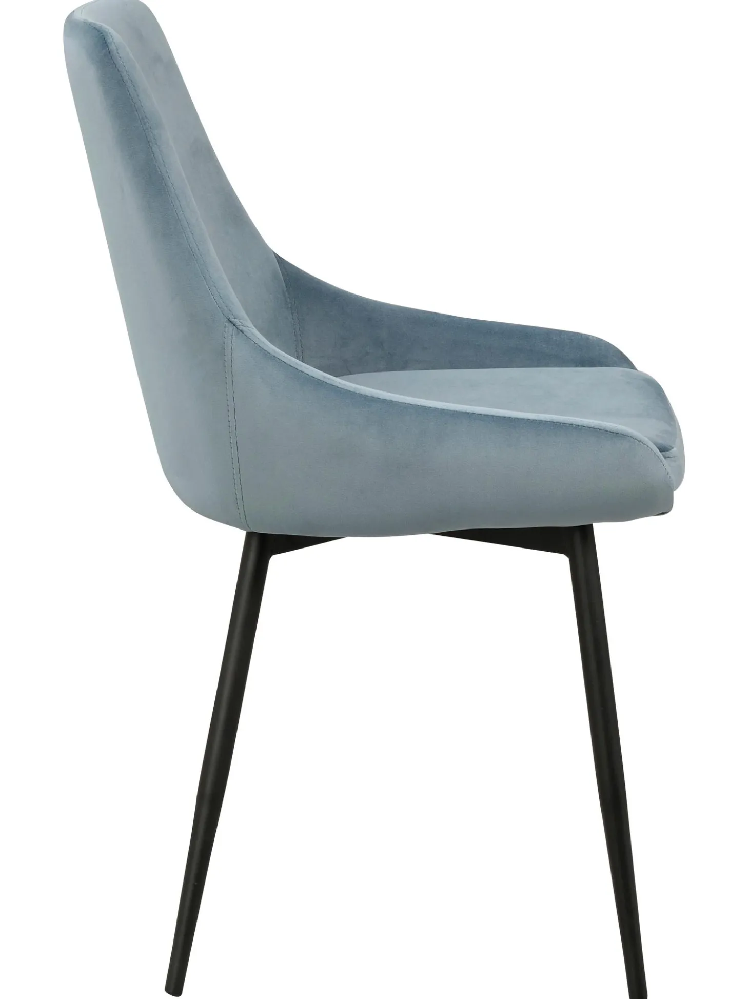 Sillas Tapizadas En Terciopelo Sierra, 2 Uds.