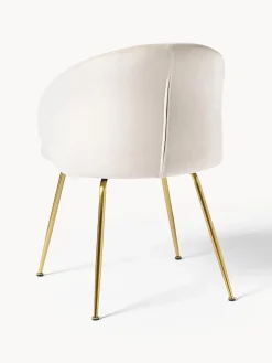 Sillas Tapizadas En Terciopelo Luisa, 2 Uds.