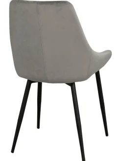 Sillas Tapizadas En Terciopelo Sierra, 2 Uds.