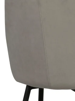 Sillas Tapizadas En Terciopelo Sierra, 2 Uds.