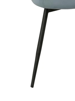 Sillas Tapizadas En Terciopelo Sierra, 2 Uds.