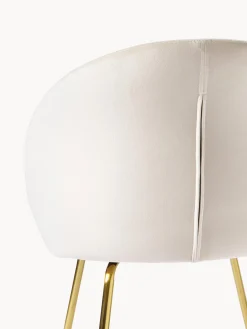 Sillas Tapizadas En Terciopelo Luisa, 2 Uds.