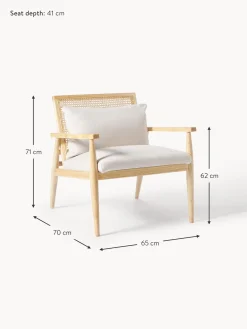 Sillon De Madera De Caucho Maciza Manuell