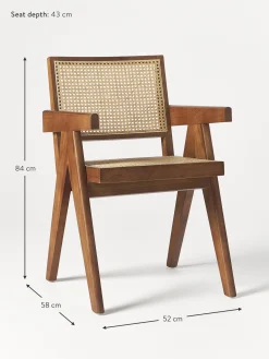 Sillon De Ratan En Tejido Vienes Sissi