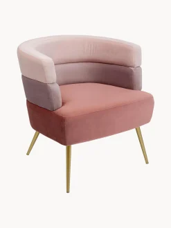 Sillon De Terciopelo Diseno Retro Sandwich